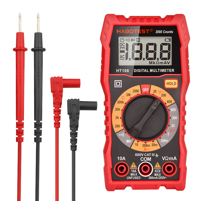 HT108 хувьсах болон тогтмол гүйдлийн дижитал мультиметр.